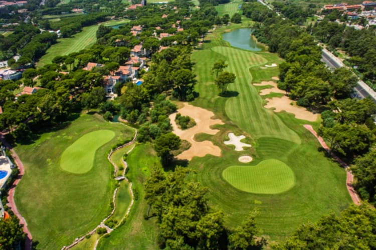 Golf course and resort view